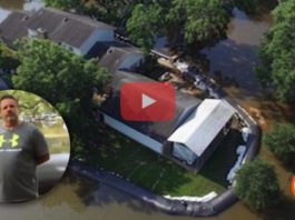 Dios guía a Hombre y evita inundación: «Su casa único lugar no destruido»