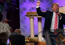 DONALD TRUMP: «QUIERO DEVOLVER EL PODER A LA IGLESIA CRISTIANA»