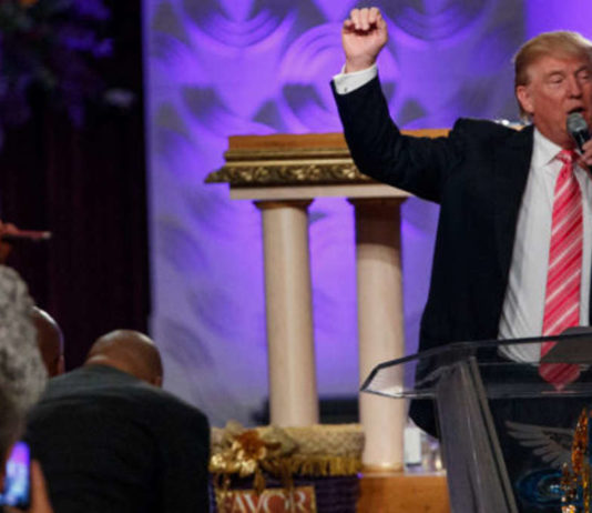 DONALD TRUMP: «QUIERO DEVOLVER EL PODER A LA IGLESIA CRISTIANA»