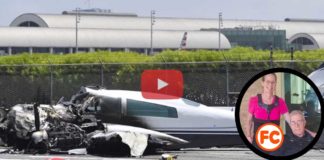 Avión explota y matrimonio sobrevive mientras oraban a Dios