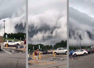 Nubes Apocalípticas alertan a la población de Estados Unidos.- VIDEO