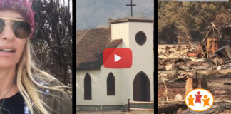 Gran incendio se detiene cuando Actriz Cristiana ora Salmo 91 frente a su casa e Iglesia.- VIDEO