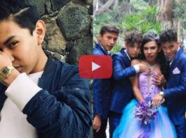 Niño celebra su fiesta de 15 años con vestido y maquillaje y se viraliza.- México