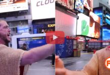 Hombre llama al arrepentimiento a la ciudad de Nueva York: «Cristo Viene»