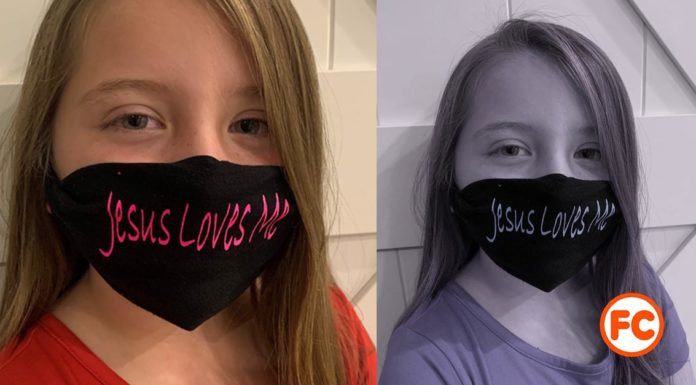 Escuela de EEUU prohíbe mascarilla de «Jesús» a niña de 9 años