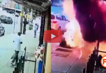 La mano de Dios toca a un hombre frente a explosión y lo salva milagrosamente