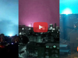 Luces apocalípticas alertan en la noche de México durante fuerte sismo